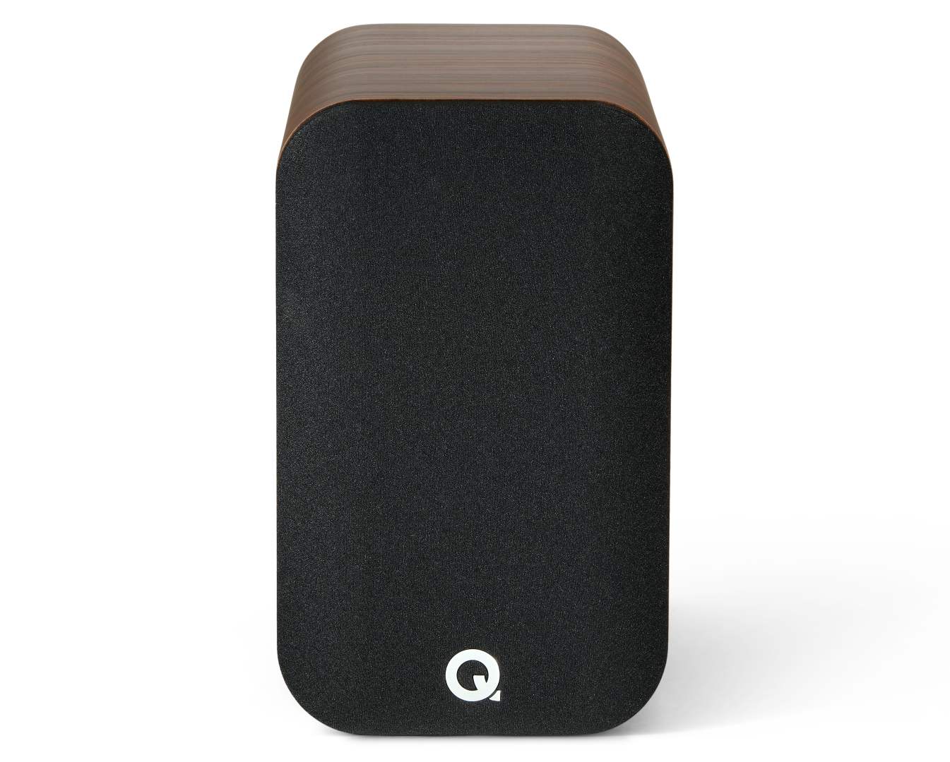 Q Acoustics 5010 rosewood - frontaanzicht met grill - Boekenplank speaker