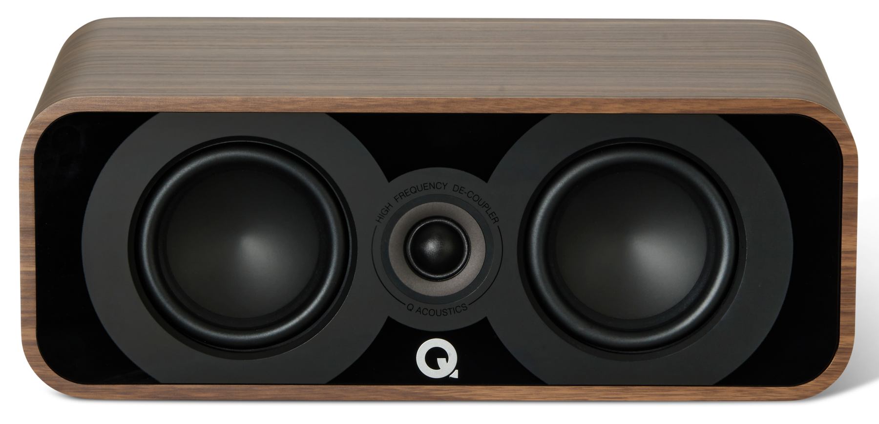 Q Acoustics 5090 rosewood - frontaanzicht zonder grill - Center speaker