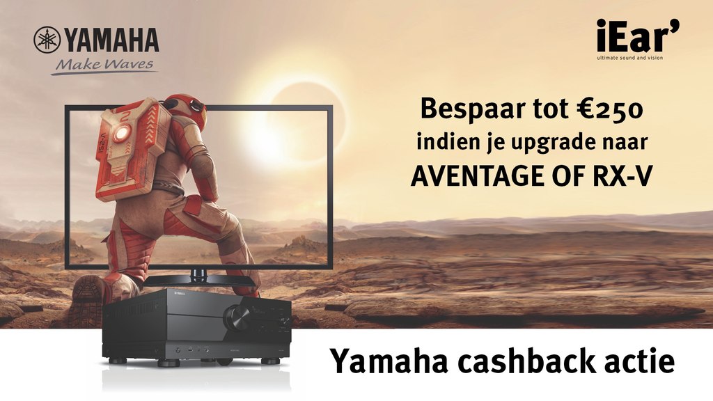Yamaha AVR cashback actie