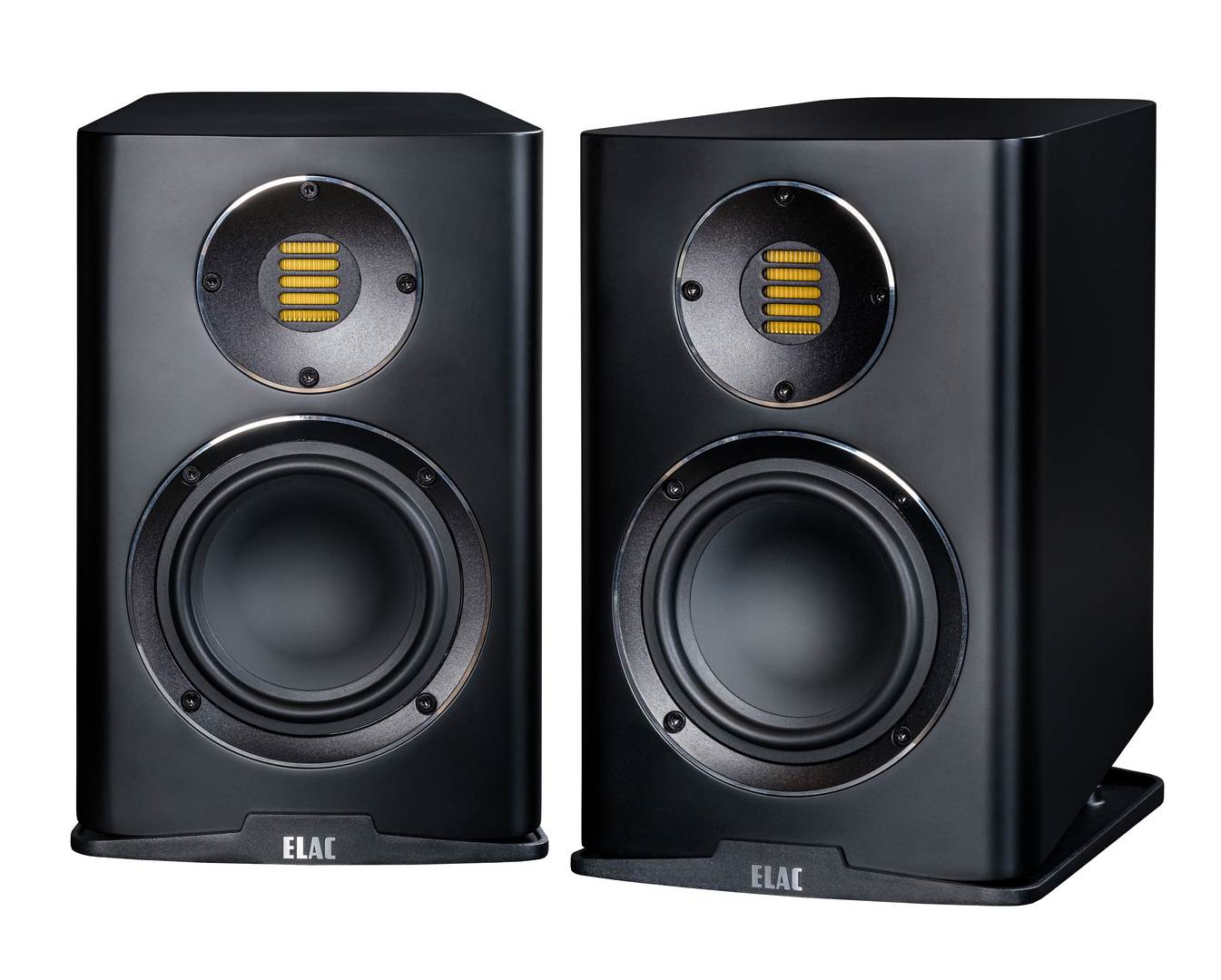 Elac Carina BS243.4 zwart - paar - Boekenplank speaker