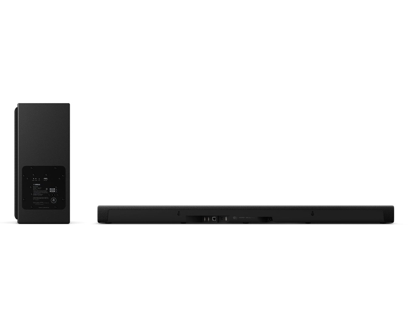 Yamaha True X-Bar 50A zwart - achteraanzicht - Soundbar