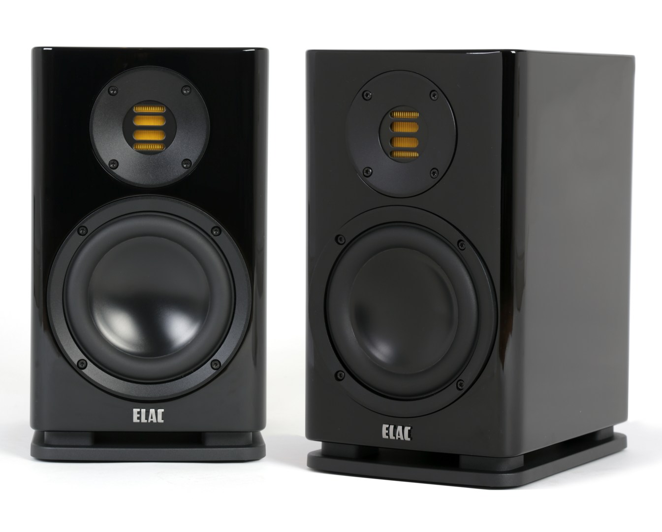Elac Solano BS283 zwart hoogglans - paar - Boekenplank speaker