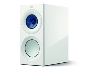 KEF Reference 1 Meta high-gloss white / blue