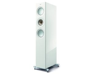 KEF Reference 3 Meta high-gloss white / champagne