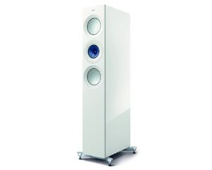 KEF Reference 3 Meta high-gloss white / blue