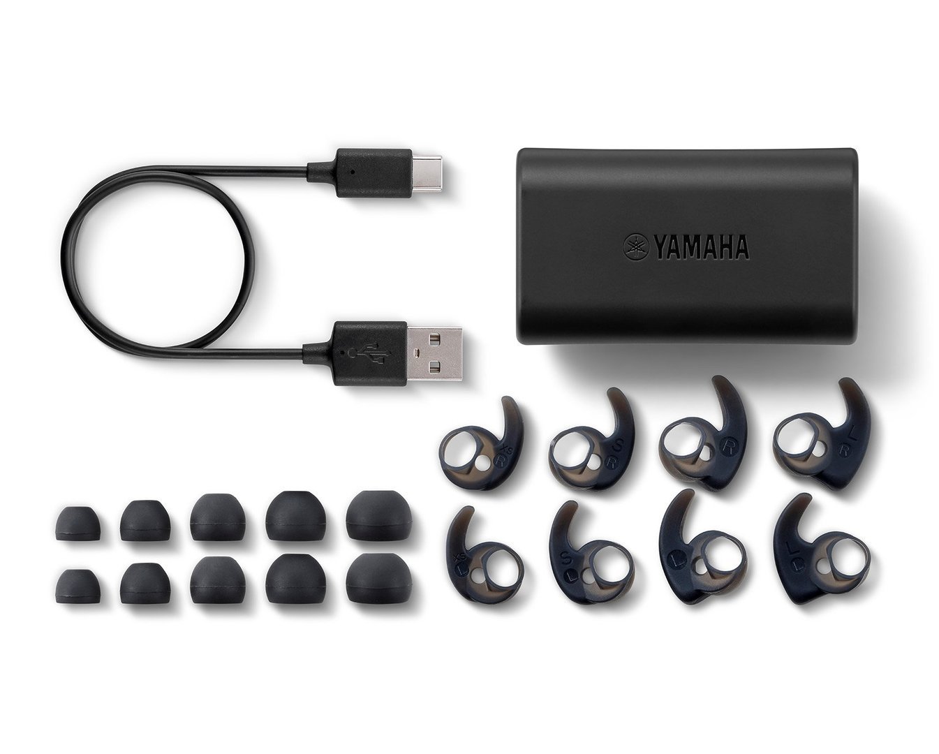 Yamaha TW-ES5A zwart - accessoires - In ear oordopjes