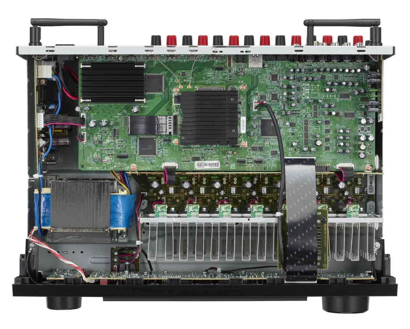 Denon AVR-X1800H zwart - binnenwerk - AV Receiver