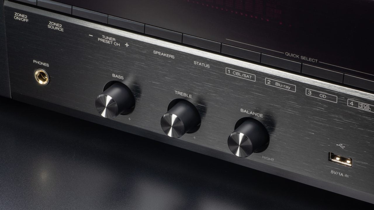 Denon DRA-900H zwart - detail - Stereo receiver