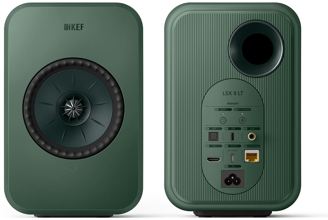 KEF LSX II LT sage green - achterkant - Wifi speaker