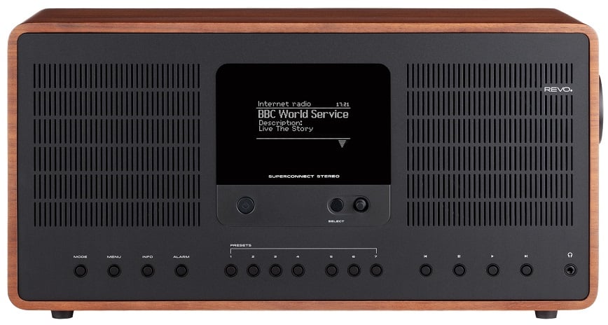Revo SuperConnect Stereo walnoot/zwart - Radio