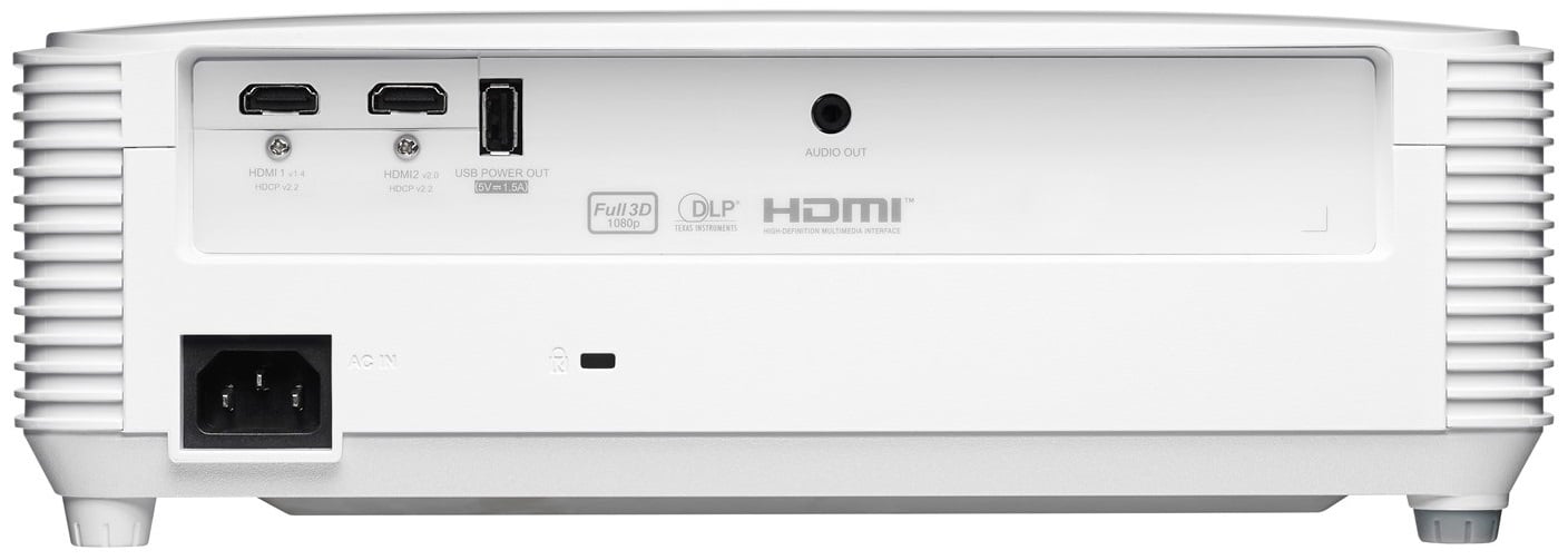 Optoma HD29x - achterkant - Beamer