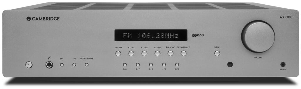 Cambridge Audio AXR100D grijs - Stereo receiver