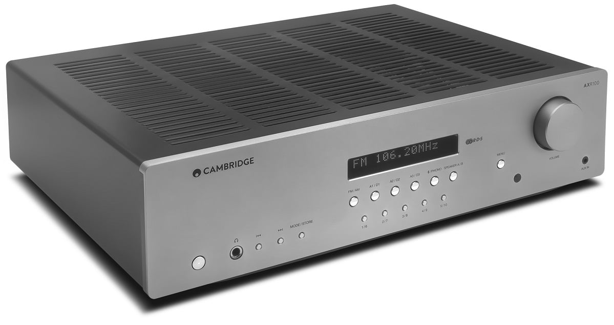 Cambridge Audio AXR100D grijs - beauty - Stereo receiver