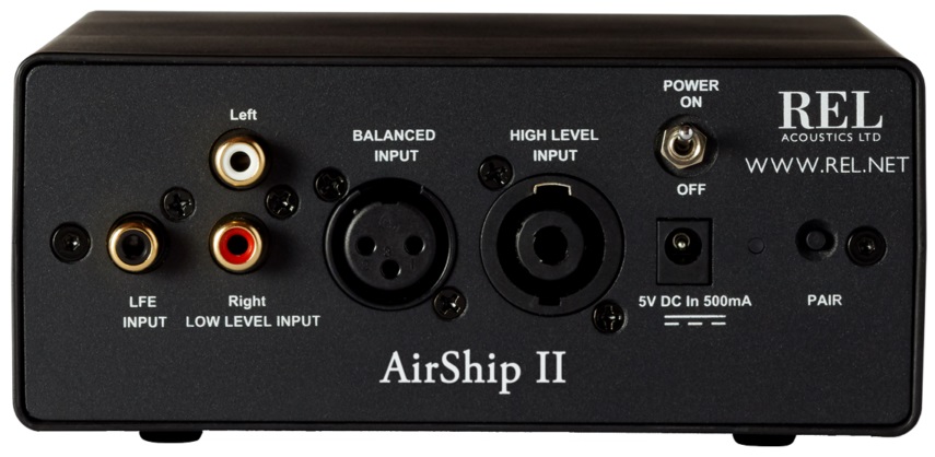 REL AirShip mkII - achterkant - Speaker accessoire