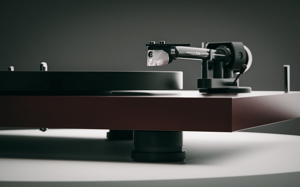 Pro-Ject Debut EVO 2 zwart hoogglans - detail - Platenspeler