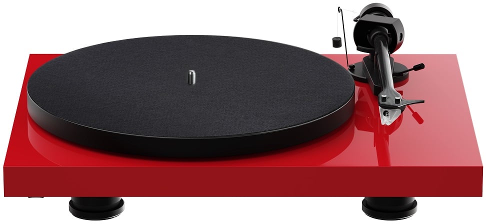 Pro-Ject Debut EVO 2 rood hoogglans - Platenspeler