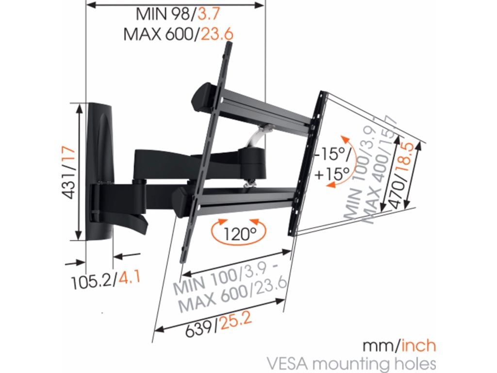 Vogels Wall 3350 - TV beugel