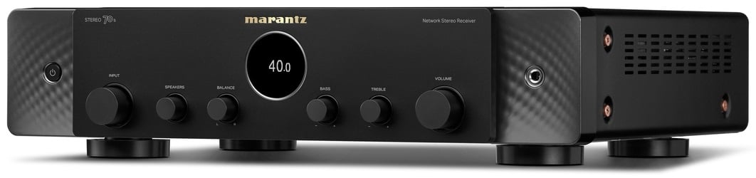 Marantz STEREO 70s zwart - zij frontaanzicht - Stereo receiver