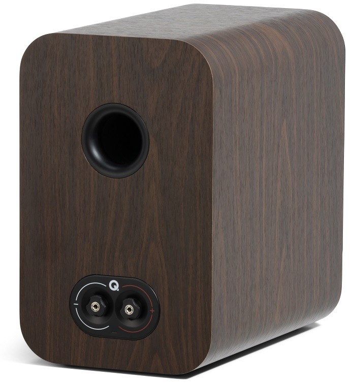 Q Acoustics 3030c walnoot - achteraanzicht - Boekenplank speaker