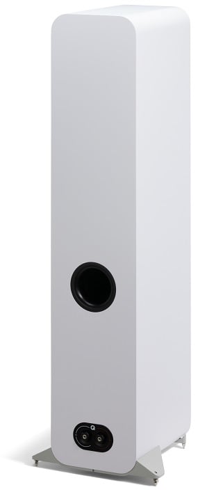 Q Acoustics 3050c wit satijn - achteraanzicht - Zuilspeaker