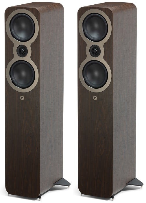 Q Acoustics 3050c rosewood - paar - Zuilspeaker