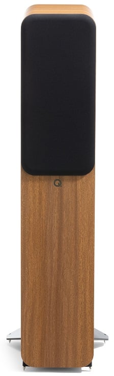 Q Acoustics 3050c eiken - frontaanzicht met grill - Zuilspeaker