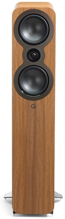 Q Acoustics 3050c eiken - frontaanzicht zonder grill - Zuilspeaker