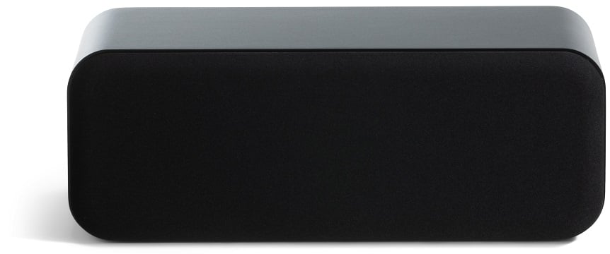 Q Acoustics 3090c zwart satijn - frontaanzicht met grill - Center speaker