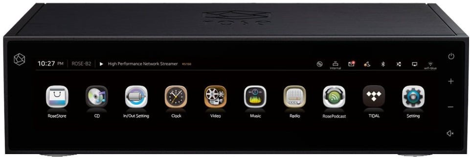 HiFi ROSE RS150B zwart - Audio streamer