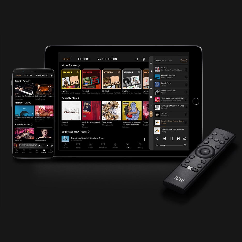 HiFi ROSE RS150B zwart - Audio streamer