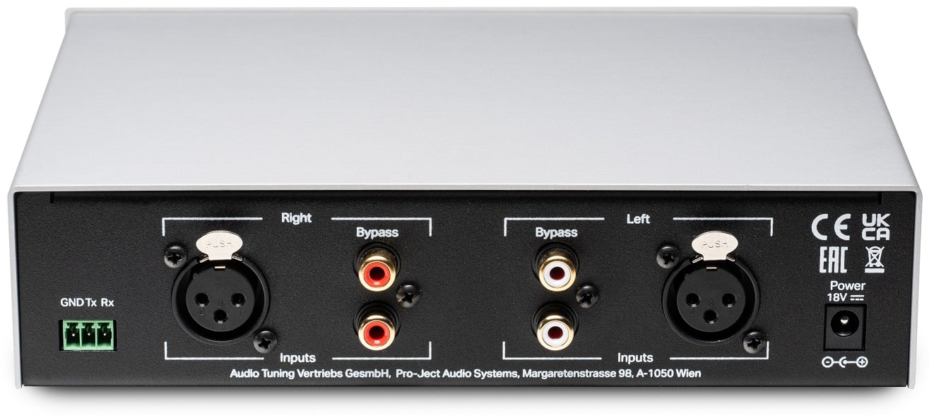 Pro-Ject Head Box S3 B zwart - achterkant - Hoofdtelefoon versterker