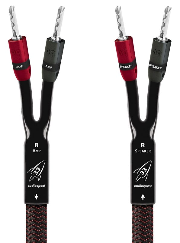 AudioQuest Rocket 33 FR | Banaan | 2,5 m. - Luidsprekerkabel
